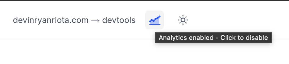 enable or disable trackers